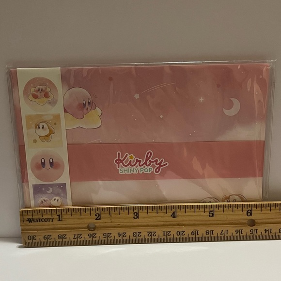 Kirby Shiny Pop Letter Set w Stickers - Picture 6 of 6